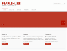 Tablet Screenshot of pearlshore.com